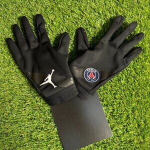Nike Air Jordan Paris Saint Germain PSG Black Hyperwarm Gloves DC4182-010 Mens